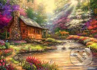 Chuck Pinson - Brookside Retreat - puzzle z kategorie Umělecké