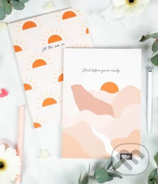 Zápisníky slnko & pláž (set 2 zápisníkov) - neuvedený
