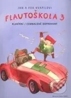 Flautoškola 3 (Klavírní - cembalové doprovody) - Jan Kvapil, Eva Kvapilová - kniha z kategorie Hudba