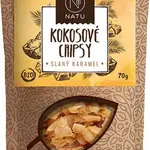 NATU Kokosové chipsy slaný karamel BIO 70 g