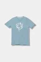 Dětské bavlněné tričko Guess modrá barva, s potiskem, L5BI00 I3Z14