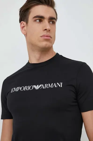 Bavlněné tričko Emporio Armani