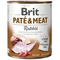 Brit konzerva Paté & Meat Rabbit 800 g