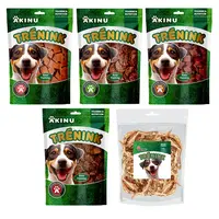 Akinu Trénink Hovězí & jehněčí & kachní & lososové & rybičky pamlsek pro psy 5 balení