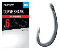 Nash háčky curve shank barbless 10 ks - velikost 4