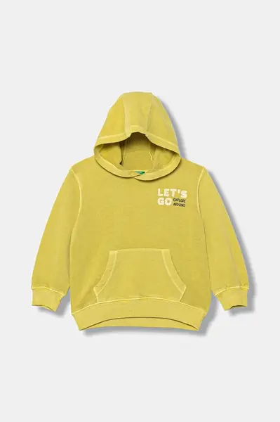 Dětská bavlněná mikina United Colors of Benetton