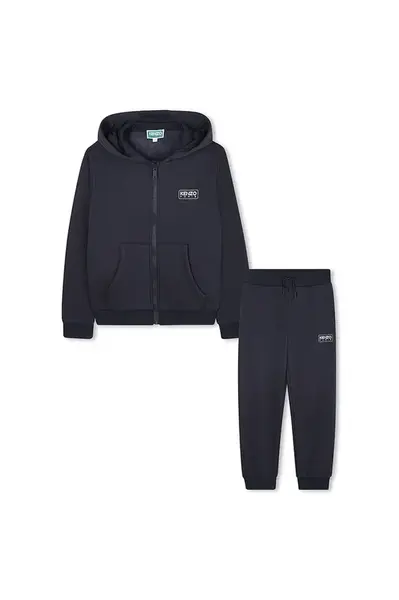 Dětská tepláková souprava Kenzo Kids tmavomodrá barva, K61468