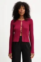 Kardigan Morgan dámský, červená barva, MIZOR