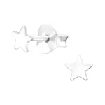 SILVER Dětské stříbrné náušničky Hvězdička, puzetové