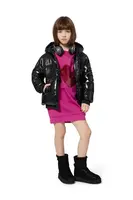 Dívčí šaty Karl Lagerfeld růžová barva, mini, oversize, Z30615