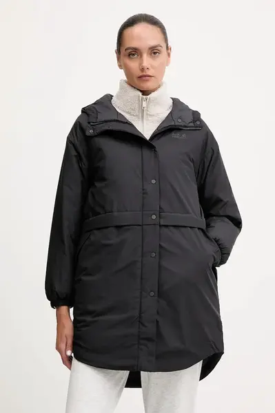 Bunda Jack Wolfskin ALTAY černá barva, A65071