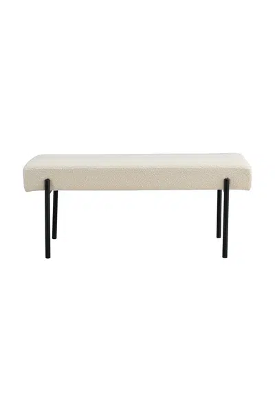 Lavice House Nordic Swindon 100 x 43 x 36 cm béžová barva
