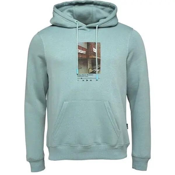 BLEND BHISTVAN Pánska mikina s kapucňou, svetlomodrá, veľkosť