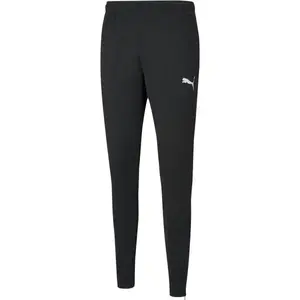 Puma TEAMRISE POLY TRAINING PANTS Pánske futbalové tepláky, čierna, veľkosť