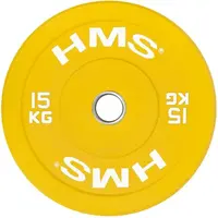 HMS BUMPER 15 KG Farebný bumper kotúč, žltá, veľkosť 15 KG