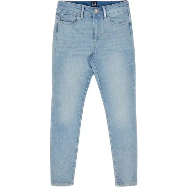 GAP V-HR JEGGING LIGHT Dievčenské džínsy, svetlomodrá, veľkosť 8Y
