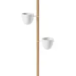 Květináč Umbra Floristand 140 cm bílá barva