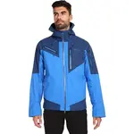 KILPI HASTAR Pánska nepremokavá outdoorová bunda, modrá, veľkosť XXXL