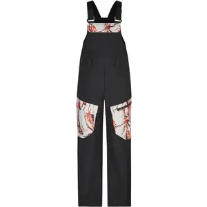 Ziener AKANDO-BIB Chlapčenské lyžiarske/snowboardové nohavice, čierna, veľkosť