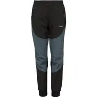 Lewro BERNY Detské softshellové nohavice, čierna, veľkosť 140-146