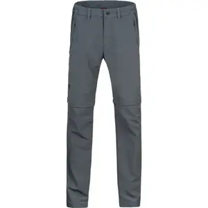Hannah STRETCH Pánské odopínateľné nohavice, tmavo sivá, veľkosť