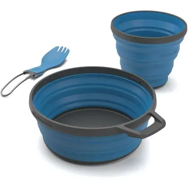 GSI Outdoors ESCAPE TABLE SET Jedálenský set, modrá, veľkosť