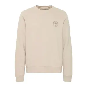 BLEND BHIBAI SWEATSHIRT Pánska mikina cez hlavu, béžová, veľkosť