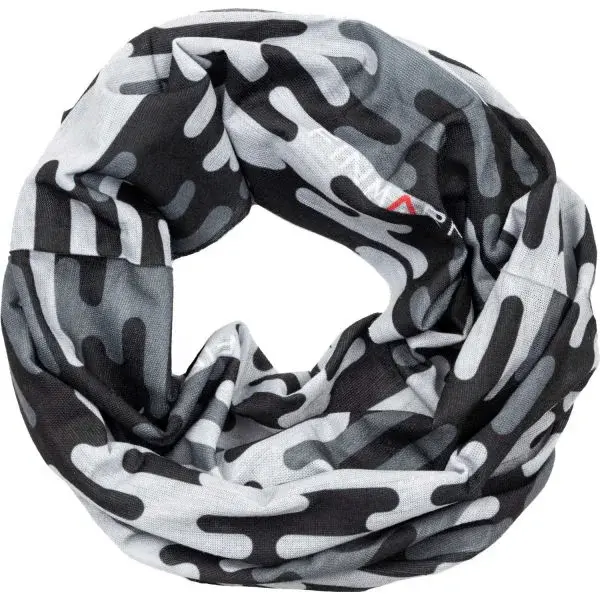 Finmark FS-119 Multifunkčná šatka, tmavo sivá, veľkosť UNI