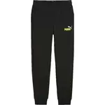 Puma ESS + 2 COL LOGO PANTS FL B Chlapčenské tepláky, čierna, veľkosť