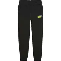 Puma ESS + 2 COL LOGO PANTS FL B Chlapčenské tepláky, čierna, veľkosť