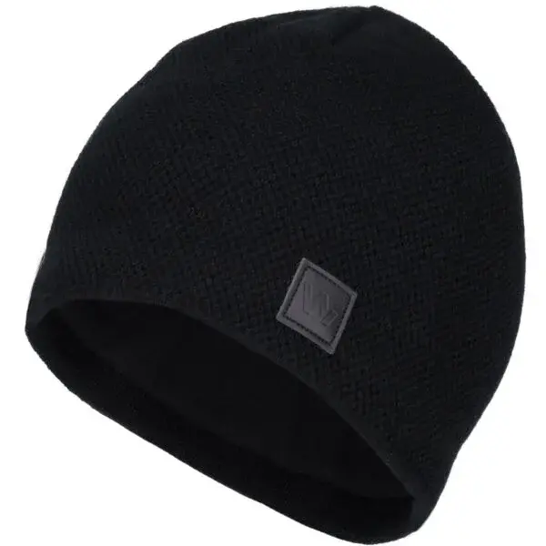 Willard HASTYS Zimná pletená čiapka, čierna, veľkosť