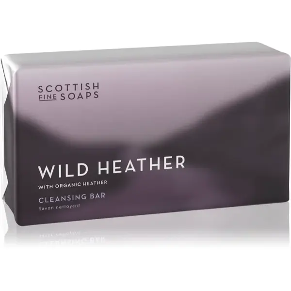 Scottish Fine Soaps Wild Heather čistiace tuhé mydlo 220 g