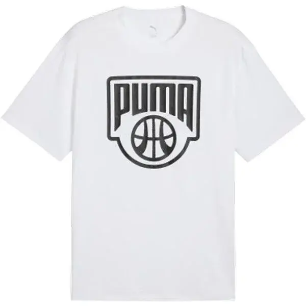 Puma POSTERIZE TEE I Pánske tričko, biela, veľkosť