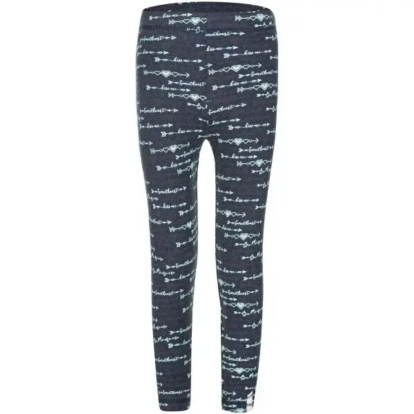 LOAP BYFA Dievčenské legíny, modrá, veľkosť 112-116