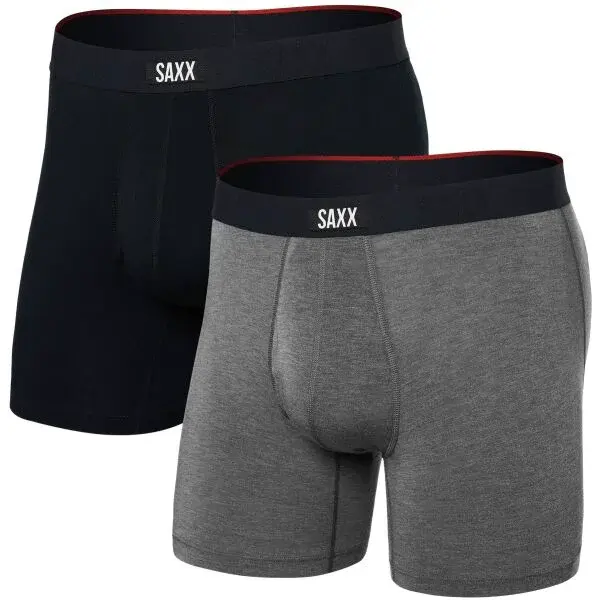 SAXX VIBE EXTRA SUPER SOFT 2PK Pánske boxerky, sivá, veľkosť