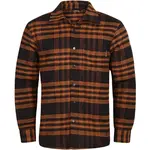 ALPINE PRO UFER Pánska košeľa, hnedá, veľkosť