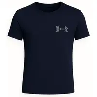 EG DERMIS S/S Pánske lycrové tričko, tmavo modrá, veľkosť