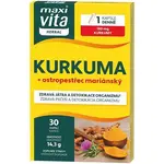 VITAR MAXI VITA HERBAL KURKUMA+PESTREC 30 CPS Výživový doplnok, , veľkosť