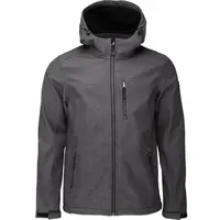 Willard VALERIN Pánska softshellová bunda, tmavo sivá, veľkosť