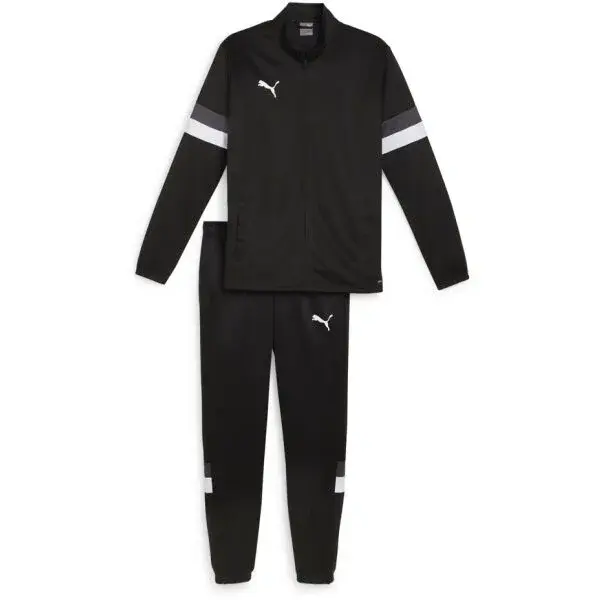 Puma TEAMRISE TRACKSUIT Pánska tepláková súprava, čierna, veľkosť