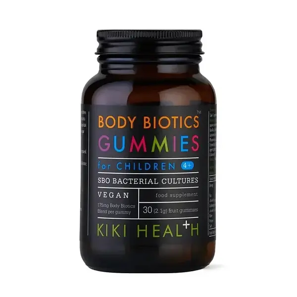 KIKI Health Body Biotics Gummies - Žuvacie probiotiká pre deti, 30 ks