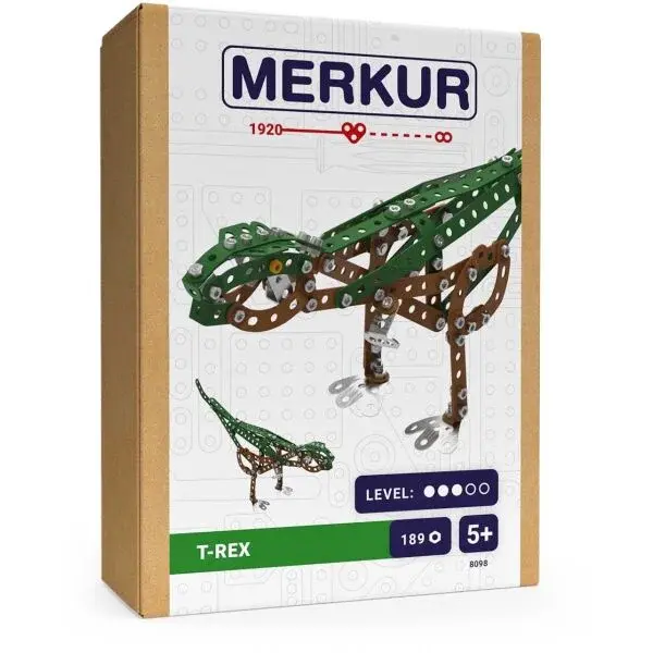 MERKUR DINO TYRANNOSAURUS REX Kovový model, mix, veľkosť