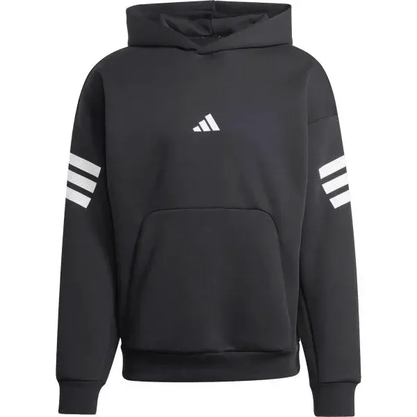 adidas M FUTURE ICONS 3-STRIPES HD Pánska mikina, čierna, veľkosť XXL