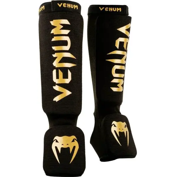 Venum KONTACT SHIN GUARDS Chrániče holení, čierna, veľkosť