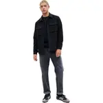 GAP FA23 LS MIDWEIGHT FLANNEL Pánska košeľa, čierna, veľkosť