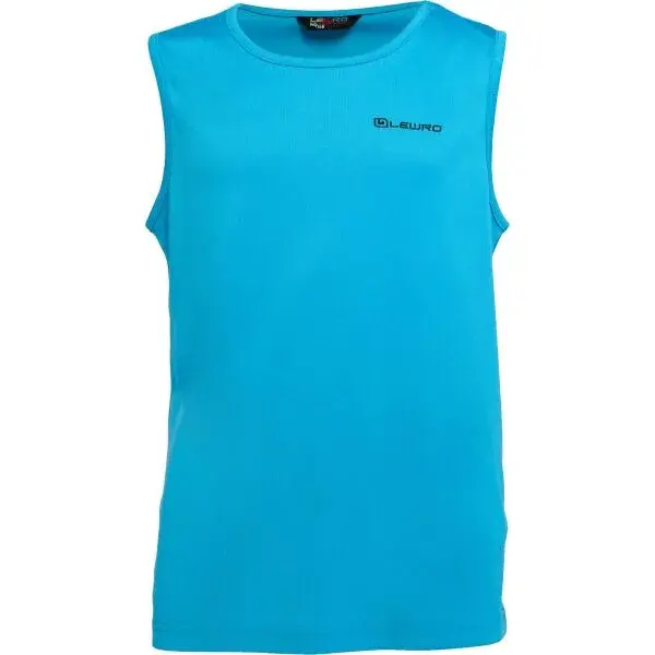 Lewro EASTON Chlapčenské športové tielko, modrá, veľkosť 164-170