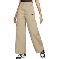 Nike NSW WVN OS PANT HR SW Dámske nohavice, béžová, veľkosť