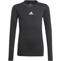 adidas TEAM BASE TEE Y Juniorské futbalové tričko, čierna, veľkosť
