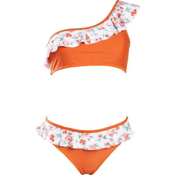 Axis SWIMSUIT Dievčenské dvojdielne plavky, oranžová, veľkosť