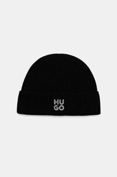 Čepice s příměsí vlny HUGO Sillo_Hat